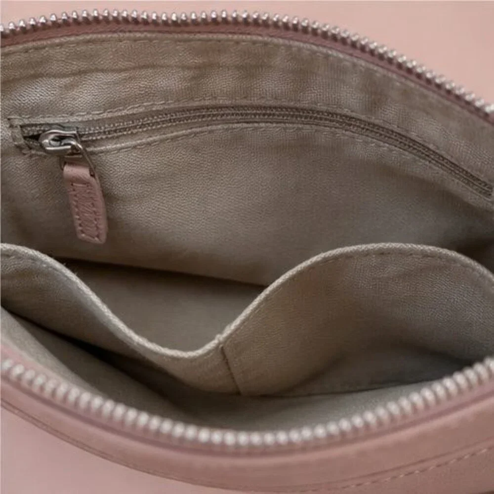 Gucci Medium White Calfskin Purse with Gold Tone Chain